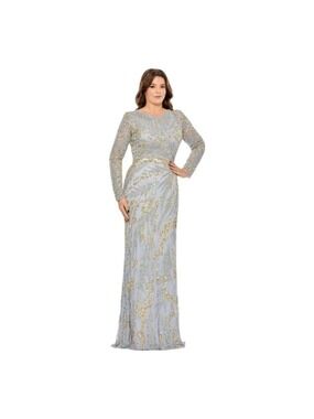 Mac Duggal Gown Size 22W Gray